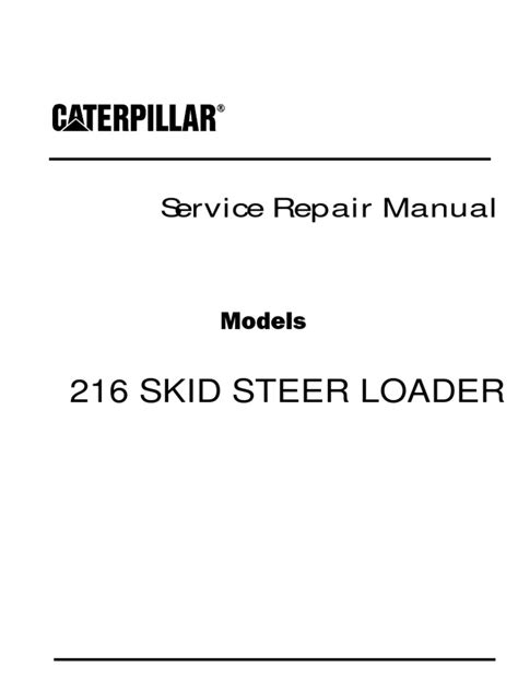 cat 216 skid steer service manual|cat skid steer parts diagram.